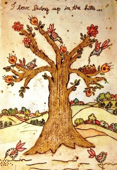 I LOVE LIVING UP IN THE HILLS  -  AP